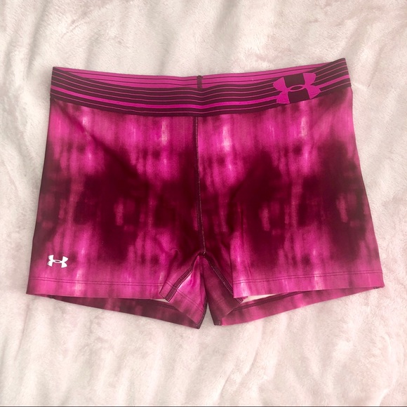 Under Armour Pants - Under Armour Workout Shorts - pink - Large